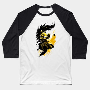 Shadow Fighter - The Ninja Squirrel - 2 Baseball T-Shirt